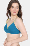 Zivame Beautiful Basics Padded Non Wired 3/4th Coverage Backless Bra - Exotic Plume — thumbnail 4